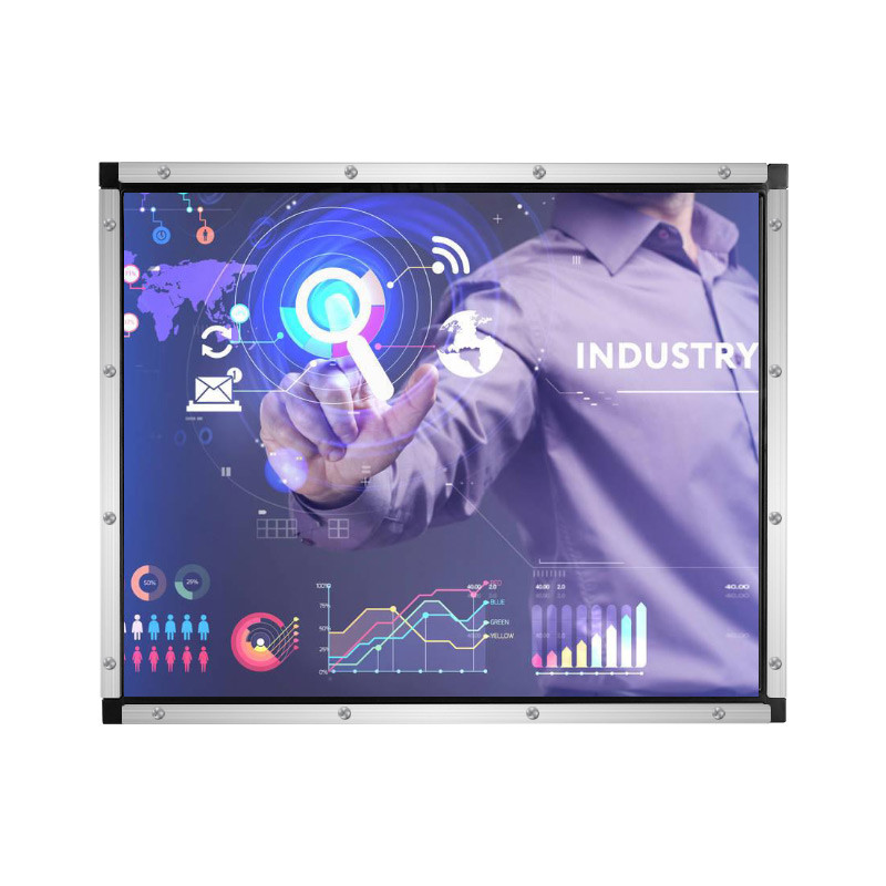15 Inch SAW Touch Monitor Open Frame Single Touch 420 Nits Digital LCD Screen