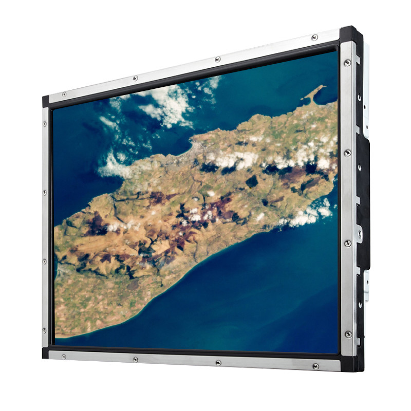 250 Nits SAW Touch Monitor , Industrial LCD Display Open Frame 17 Inch