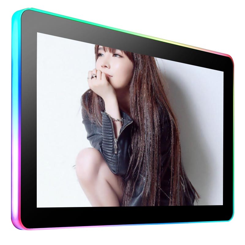 Casino PCAP Touch Screen Monitors 23 Inch Side LED Lighting Gaming Monitors