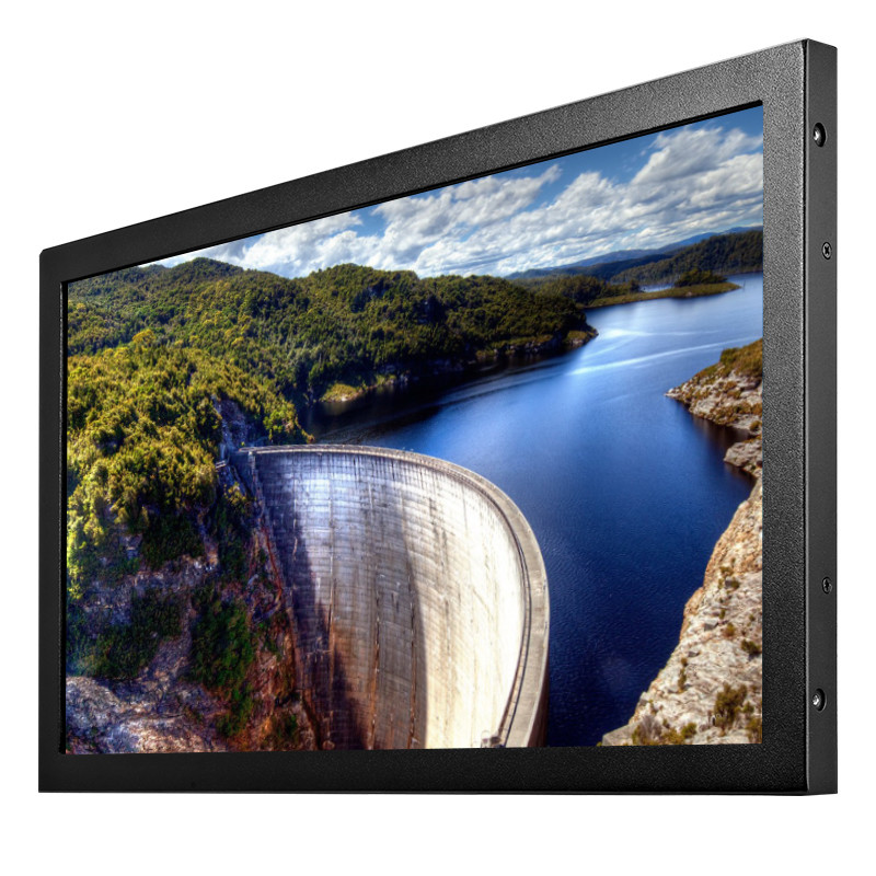 18.5 Inch Interactive Touch Screen Monitor Scratch Resistant 250cd/M2 Brightness