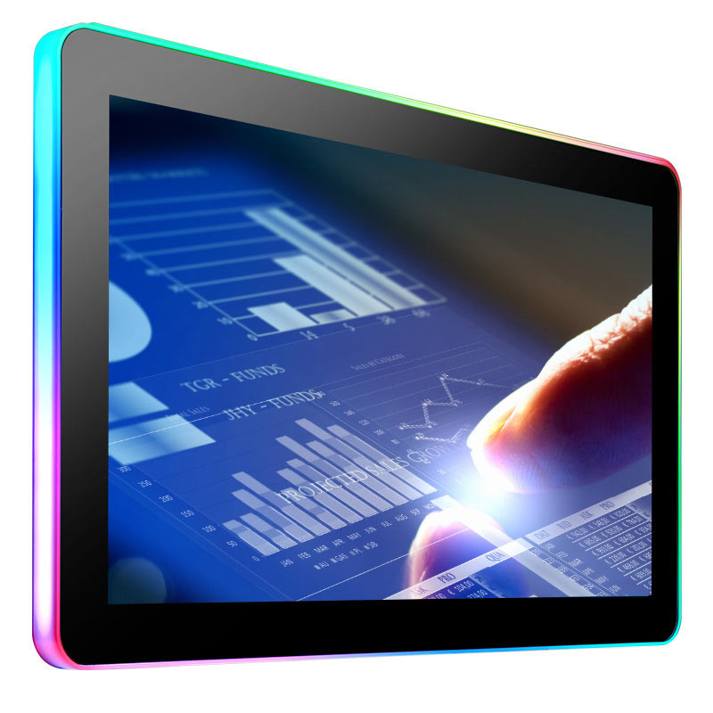Gaming 23 Inch PCAP Touch Monitor With LED Flexible Strip