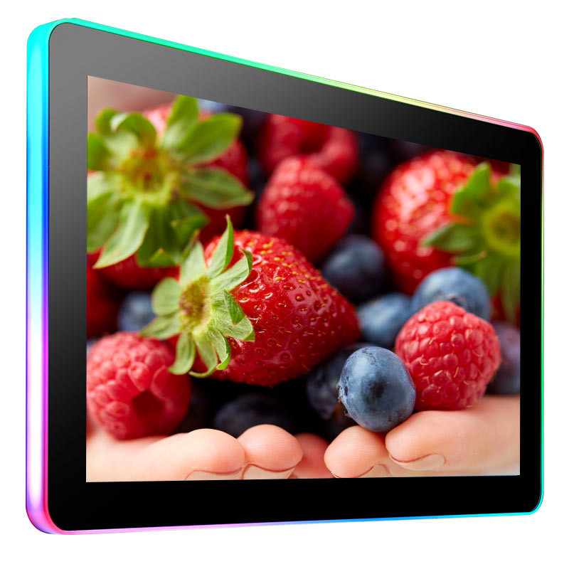 1920x1080 Resolution PCAP 23 Inch Touch Monitor With LED Flexible Strip
