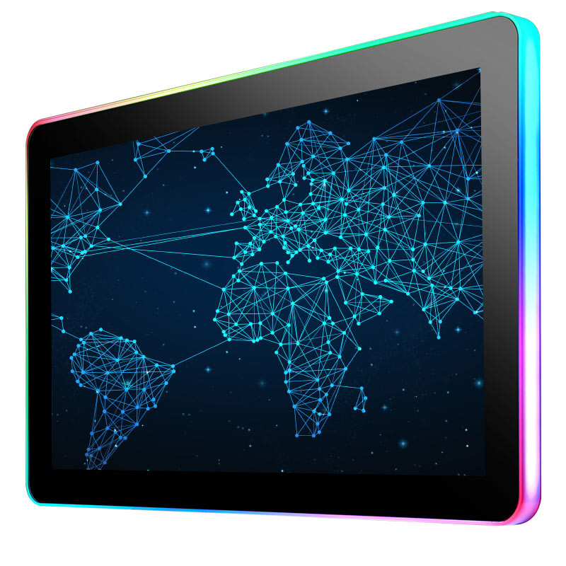 Slots Casino PCAP 23 Inch Touch Monitor With LED Flexible Strip