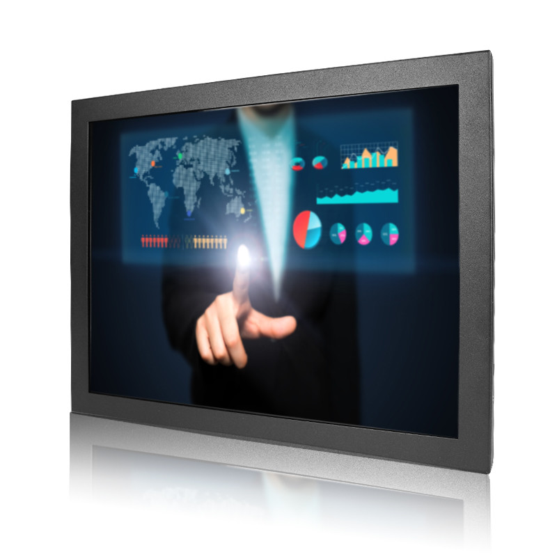 30-80KHz 12.1 Inch PCAP Touch Monitor 1400x1050 Resolution Touch Display