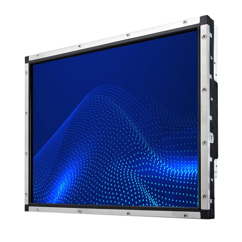250 Nits SAW Touch Monitor , Industrial LCD Display Open Frame 17 Inch