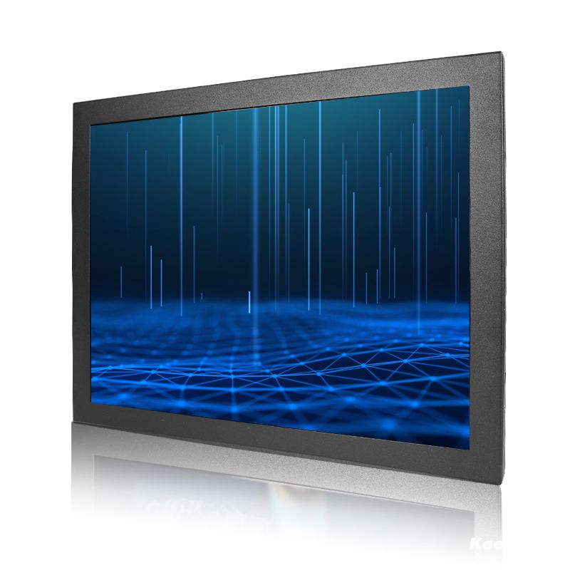 VGA / DVI / HDMI 12.1 Inch PCAP Kiosk Touch Monitor 4:3 Ratio Display